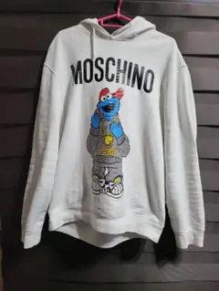 MOSCHINO クッキーモンスター パーカー ホワイトのサムネイル