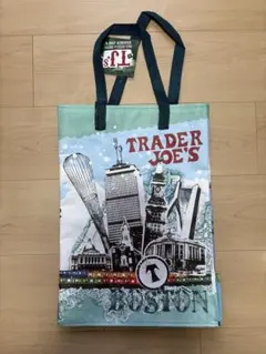 Trader Joe's エコバッグ ボストンデザイン
