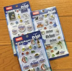 希少❗️沖縄限定 オリオンビール ステッカー 3種セット