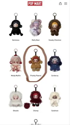 正規品スカルパンダ SKULLPANDA Pranky Peanut ぬいぐるみ