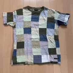 美品 AHOPEHEMP アホープヘンプ Tシャツ パッチワークM
