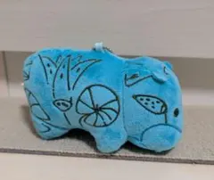 新品青いカバぬいぐるみ大サイズ２ルーブル美術館古代エジプト幸運　グッズ 新品】ルーブル美術館 古代エジプト 幸運を呼ぶ青いカバ キーホルダー