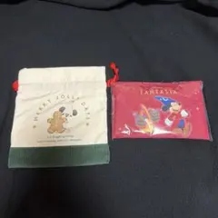 신품 미사용 ディズニー リルリンリン 巾着 ファンタジア エコバッグ