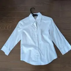 大幅ダウン　Ralph Lauren 青白ストライプ 長袖シャツ