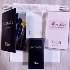 ディオール　ソヴァージュ　オードゥトワレ　10ml 巾着　ミスディオール　香水