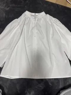 ホワイト 長袖 シャツ