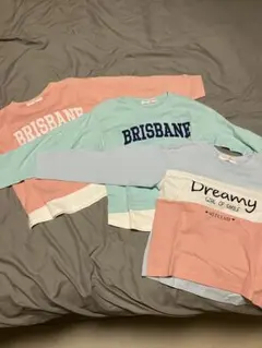 新品未使用　130センチ　長袖Tシャツセット 3枚セット