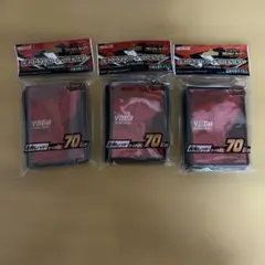遊戯王　ラッシュデュエル　遊我レッド　スリーブ　　未開封　3個