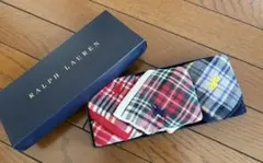 Ralph Lauren チェック柄ハンカチ3枚セット