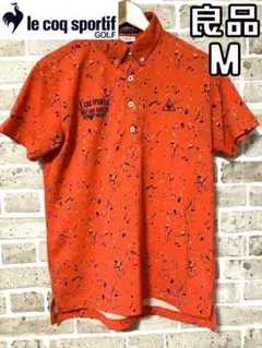【24時間以内/匿名配送】良品 ルコックゴルフ メンズ 半袖 ポロシャツ M