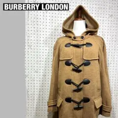 【春コート】BURBERRY LONDONノバチェック キャメル ダッフルコート