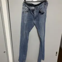 ライトブルースリムフィットデニム