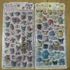 マイメロ　クロミ うるちゅる　シール 2枚セット