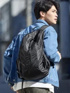 coca ポケッタブル縦ファスナーバックパック レディース メンズ