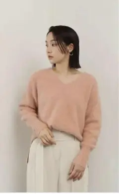 ピンク ニット