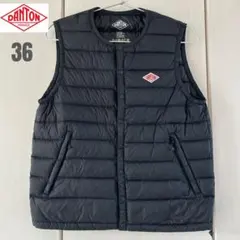 ダントン　DANTON インサレーション ベスト サイズ36 DANTON/ダントン] ナイロンタフタ インサレーションノーカラー