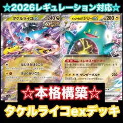 ☆2026最新レギュレーション対応☆タケルライコexデッキ【構築済みデッキ】