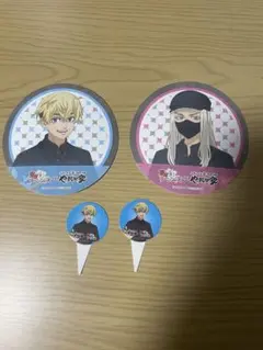 東京リベンジャーズ 松野千冬 コースター ピック 三途春千夜 やまなか家