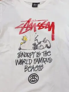 Stussy Snoopy プリント Tシャツ ホワイトのサムネイル