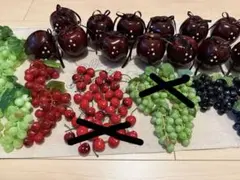 フェイクフルーツ ラフランス 洋梨 パール取り外し可能 結婚式 
