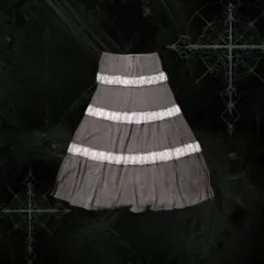 【00s】エルロデオ patchWark Skirt morikei森ガール平成