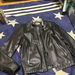 H&M ブラック レザージャケット