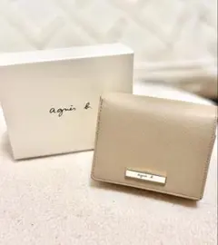 ramm様 agnes b. アニエスベー 二つ折り財布 ブラウン キャメル ramm様 agnes b. アニエスベー 二つ折り財布 ブラウン キャメル - メルカリ