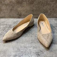 ✨️美品✨️ DIANA ダイアナ パイソン柄 パンプス ポインテッドトゥ