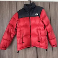 THE NORTH FACE ダウンジャケット Lサイズ レッド/ブラック