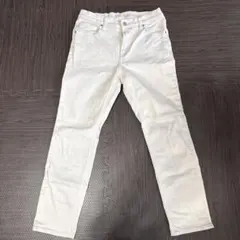 ホワイトストレートデニム
