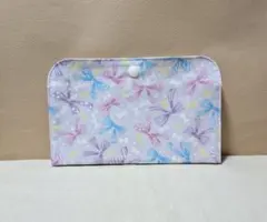 京都ブランド✨️「koha*」デザイン✨️花柄マルチポーチ 通帳 お薬 