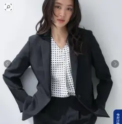【新品未使用】INDIVI　パンツスーツ　ネイビー