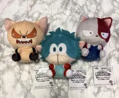 新品未使用 3種セット 僕のヒーローアカデミア アニマルぬいぐるみ②