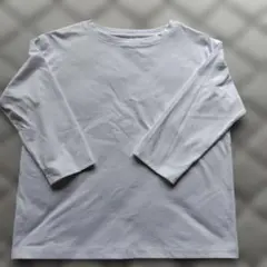 無印良品　天竺編みボートネック七分袖