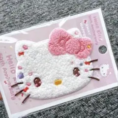サンリオ キティちゃん ワッペンシール サガラワッペン 刺繍シール ワッペン