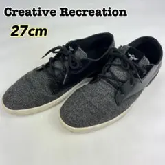 Creative Recreation ローカットスニーカー 本革 27cm 黒