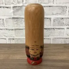 E-壁 こけし 創作こけし 鳴子 伝統工芸 福助 木彫 郷土玩具 置物 民芸