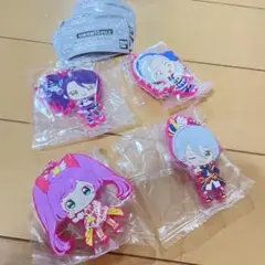 アイカツ！×プリパラ カプセルラバーマスコット　ひびき　らぁら　凛　シオン