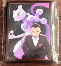 【新品・匿名】海外限定 サカキ & ミュウツー デッキシールド スリーブ 65枚