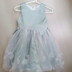 SHEIN キッズ フォーマルドレス ミントグリーン＆キッズパンプスのサムネイル