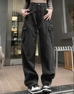 デニムカーゴパンツ ワークパンツ