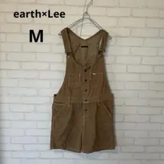 大人気　アースミュージックアンドエコロジー　Leeコードパンツ　サロペット