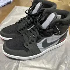 ブ*ル様 NIKE Air Jordan 1 ブラック/グレー 27.0
