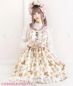Angelic Pretty Sweet Dotシフォンワンピース ロリィタ - メルカリ