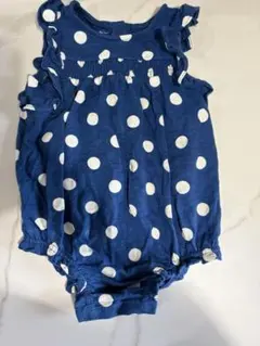 BabyGAP 水玉　ドットフリルロンパース　80cm 夏