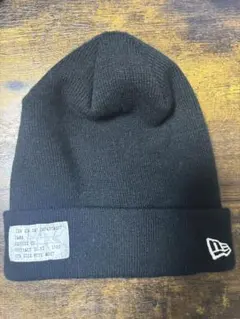 ニューエラ　フラグメントデザイン ニット帽　ブラック