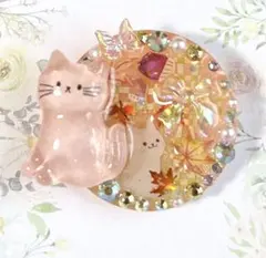レジン ヘアゴム ハンドメイド デコ チンチラ コスモス 秋 紅葉 レジン ヘアゴム ハンドメイド デコ チンチラ 秋 紅葉 リボン - メルカリ