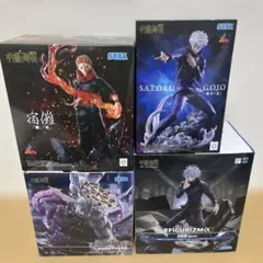 呪術廻戦 フィギュアセット 宿儺 摩虎羅 五条悟 脹相 FiGURiZMα - メルカリ