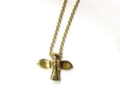 美品　ティファニー　クロスバード　ネックレス　K18 約2.7g 41cm