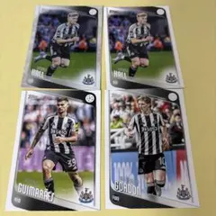 Topps ニューカッスル・ユナイテッド 選手カード4枚セット